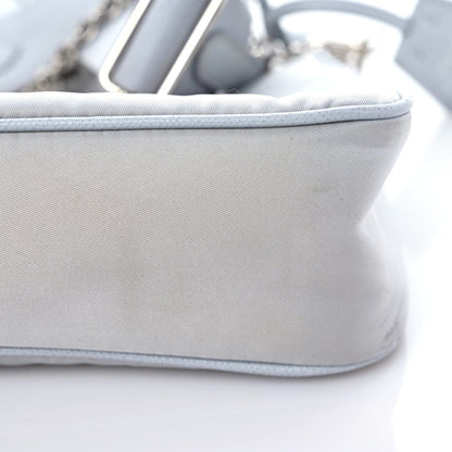 Prada Re-Nylon Saffiano Re-Edition 2005 Shoulder Bag Fiordaliso 9 of 19