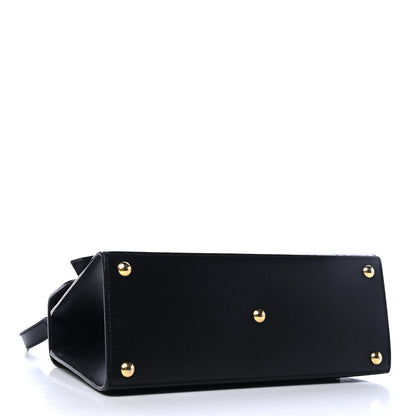 Gucci Guccissima Signature Small Padlock Top Handle Bag Black 3 of 4
