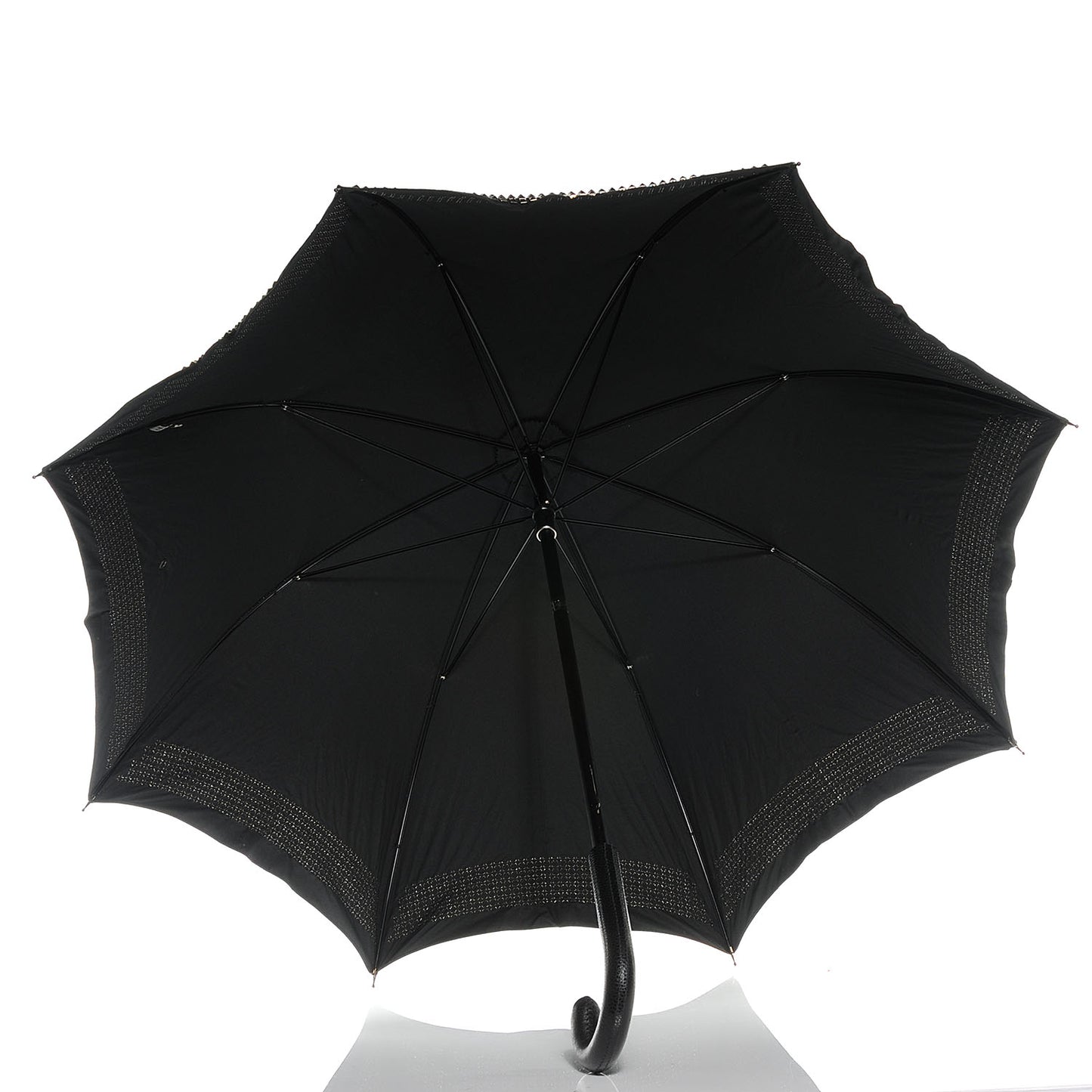 Waterloo Studded Umbrella Black