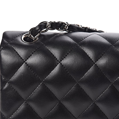 Chanel Lambskin Quilted Jumbo Double Flap Black 16 of 21