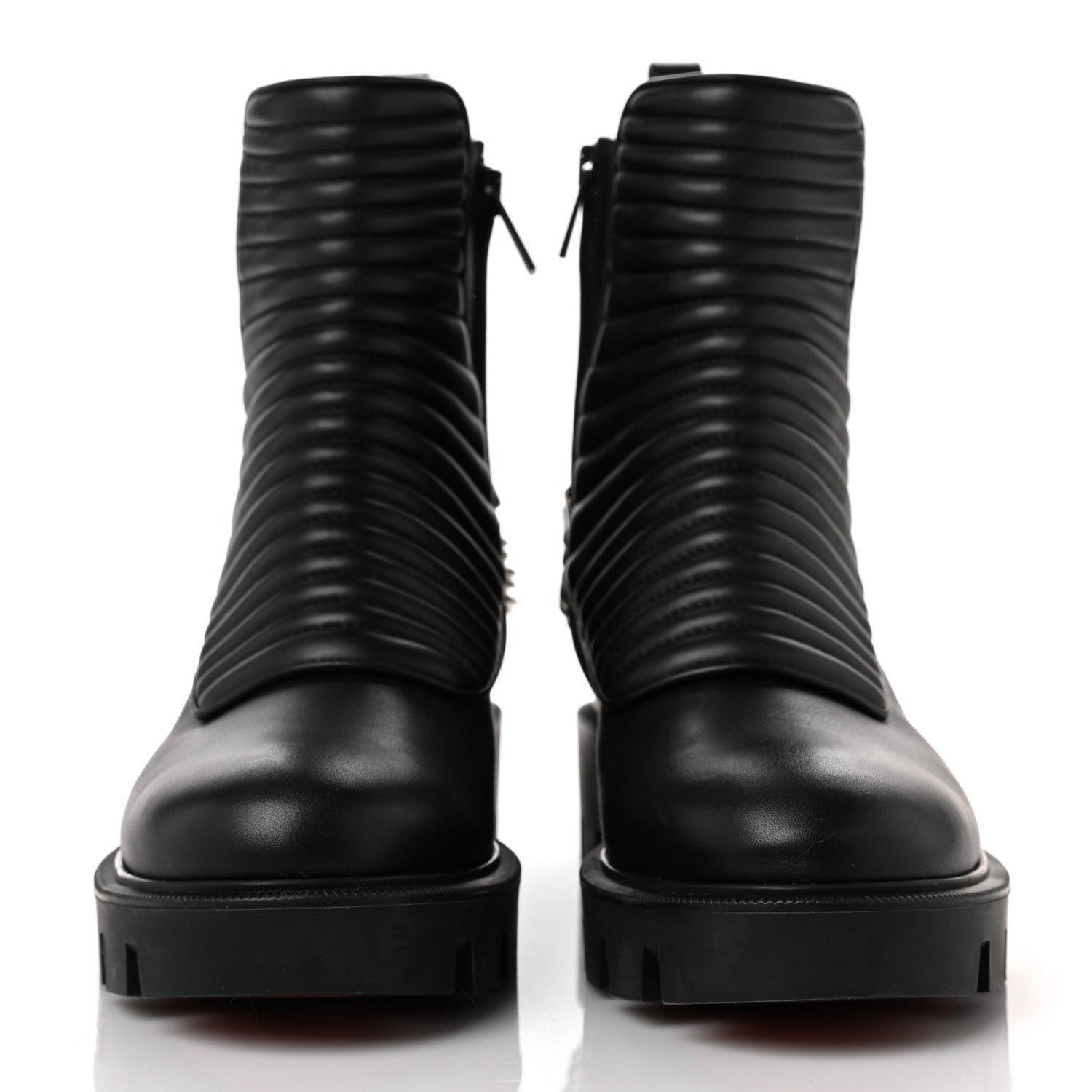 Christian Louboutin Calfskin Maddic MaxBoots 37 Black 2 of 8