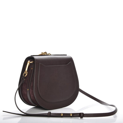 Chloe Calfskin Suede Medium Nile Bracelet Bag Carbon Brown 4 of 10