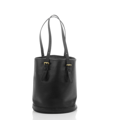 Louis Vuitton Epi Petit Bucket 23 Black 3 of 8