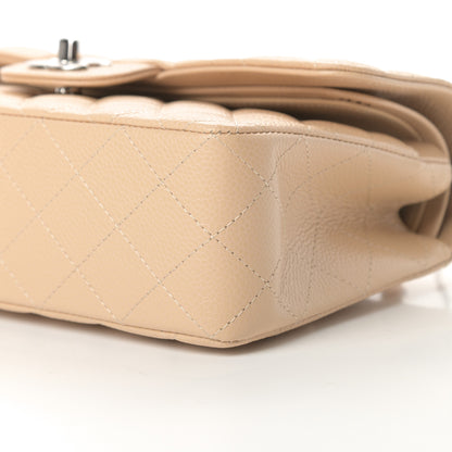 Chanel Caviar Quilted Small Double Flap Beige 10 of 11