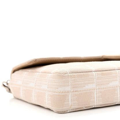 Chanel Nylon Travel East West Flap Beige 9 of 12