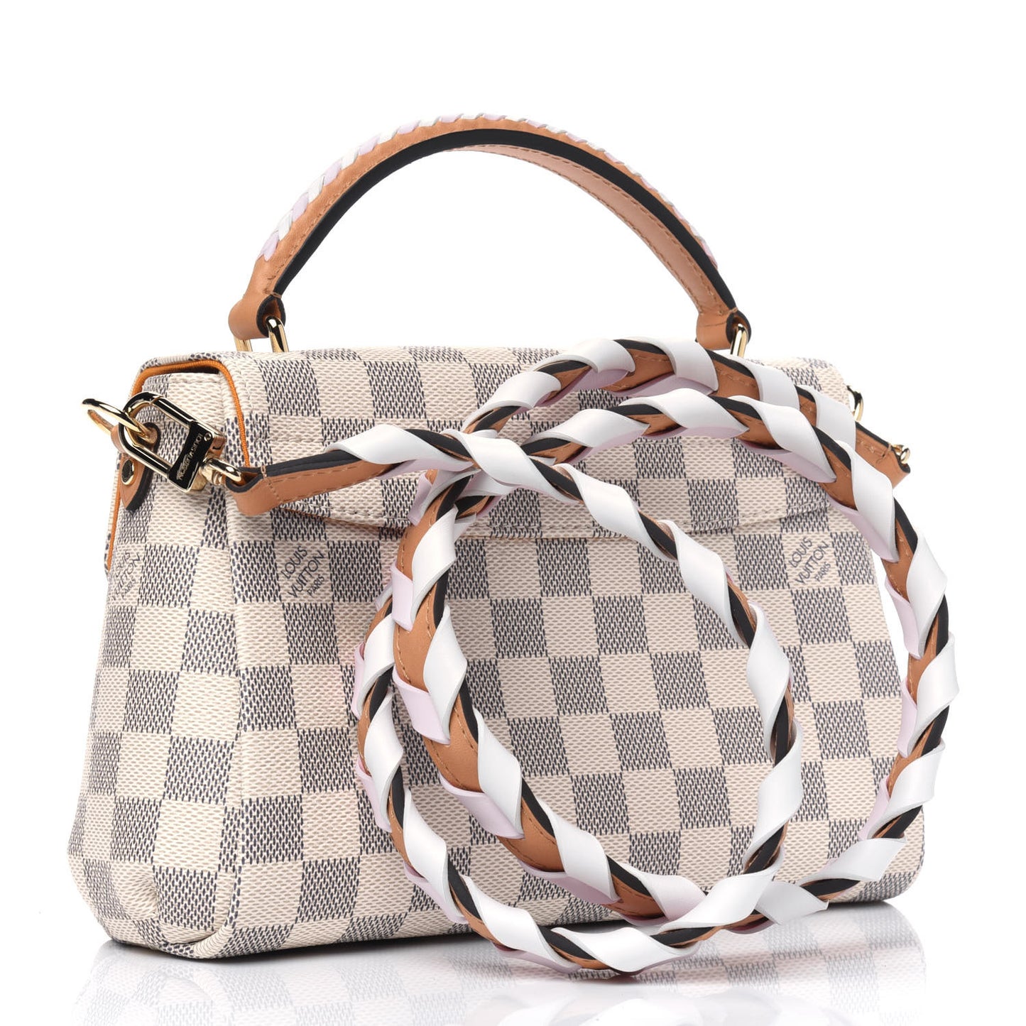Damier Azur Braided Croisette Rose