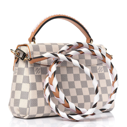 Louis Vuitton Damier Azur Braided Croisette Rose 2 of 4