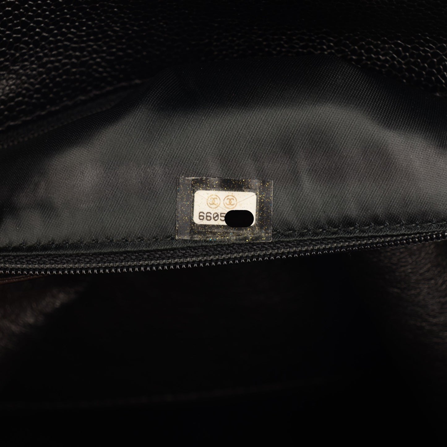 CHANEL Caviar Quilted Jumbo Kelly Flap Black