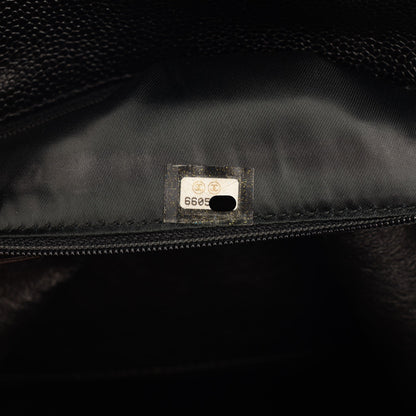 Louis Vuitton CHANEL Caviar Quilted Jumbo Kelly Flap Black 9 of 9