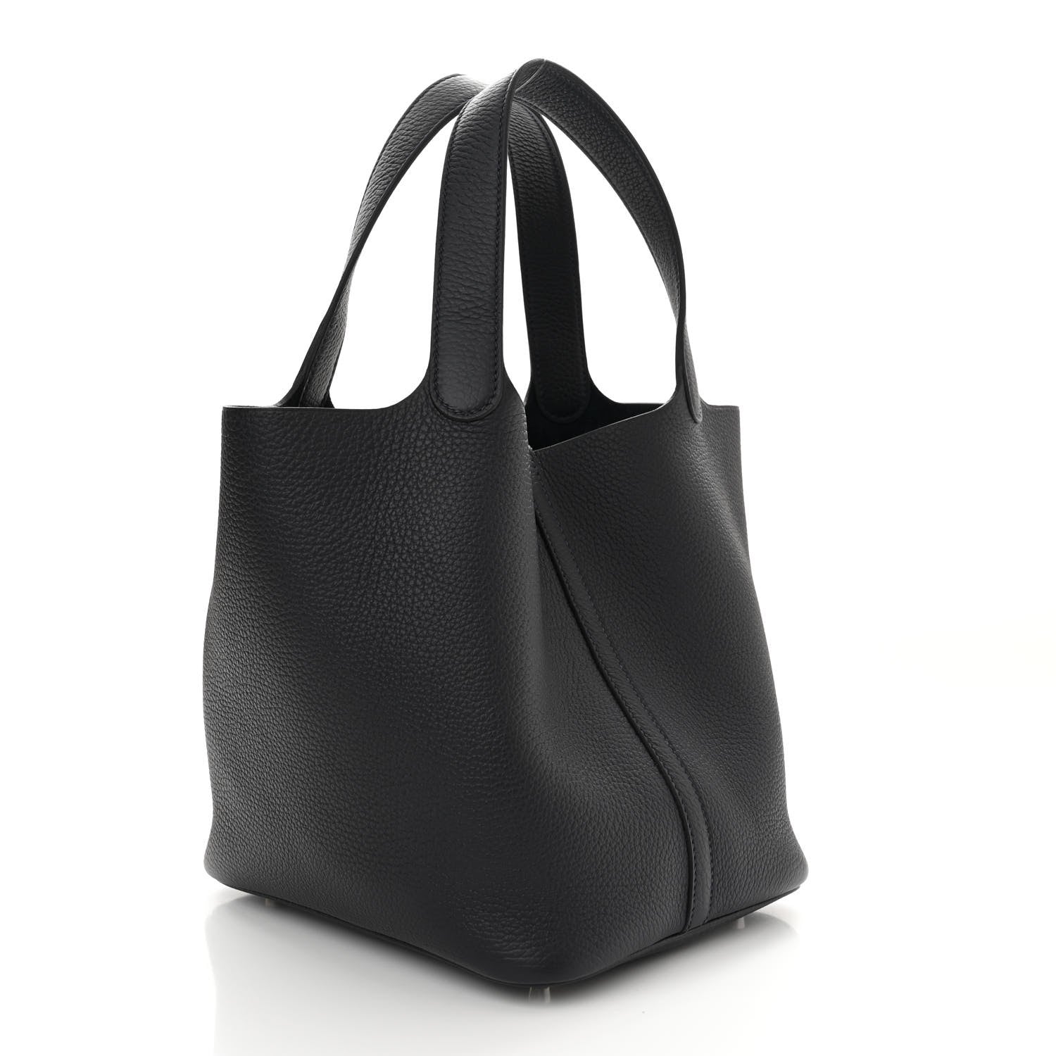 Hermes Taurillon Clemence Picotin Lock 22 MM Bleu Nuit 3 of 11