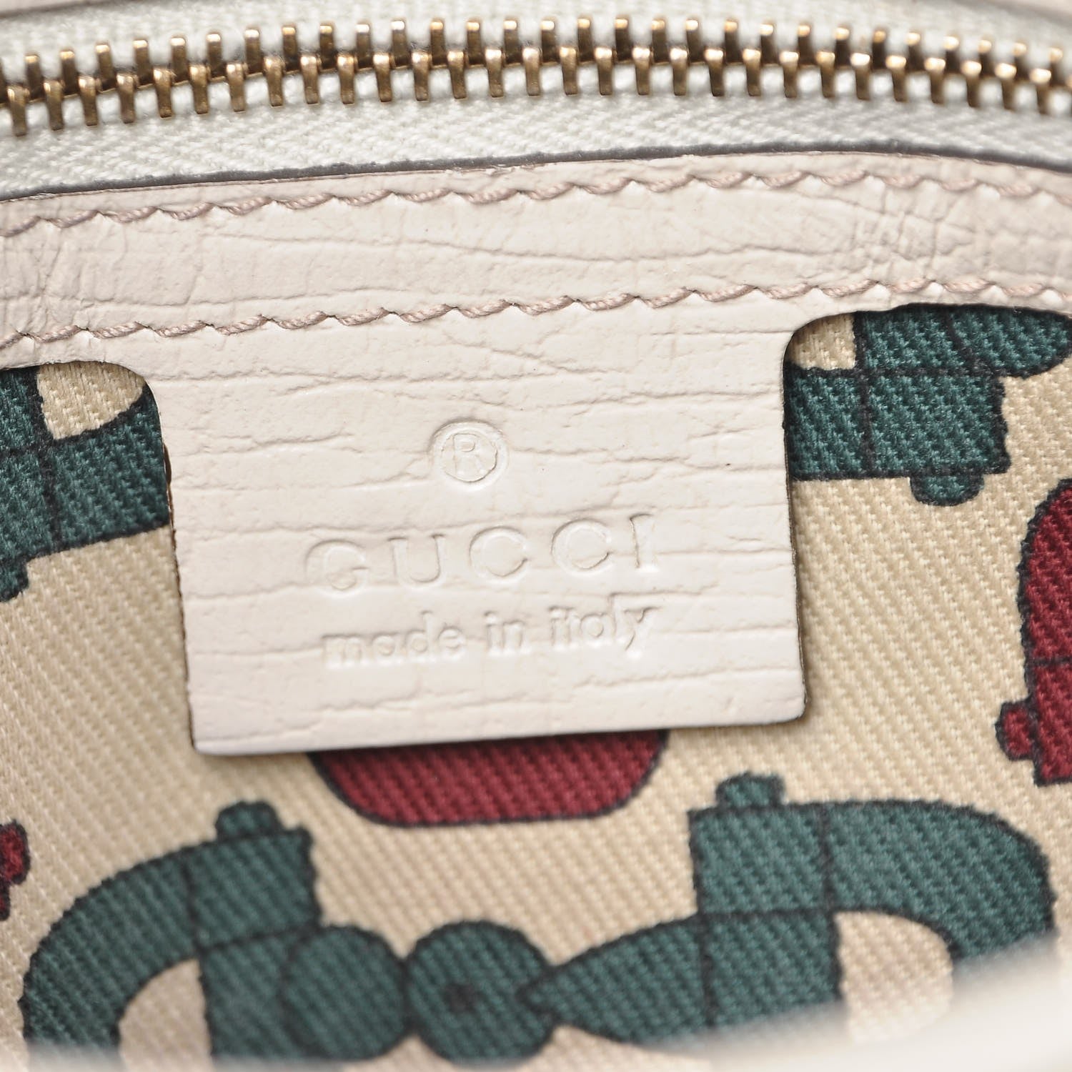 Gucci Monogram Web Jolicoeur Charms Messenger White 6 of 13