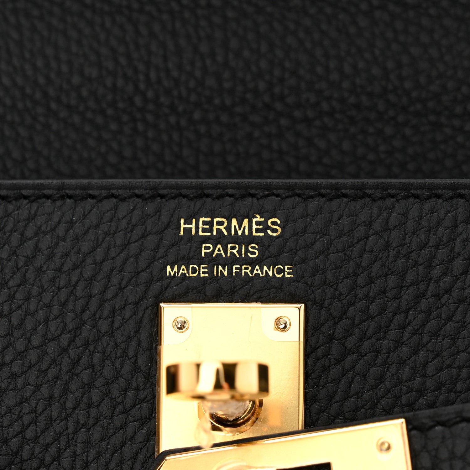 Hermes Togo Kelly Retourne 25 Black 6 of 11