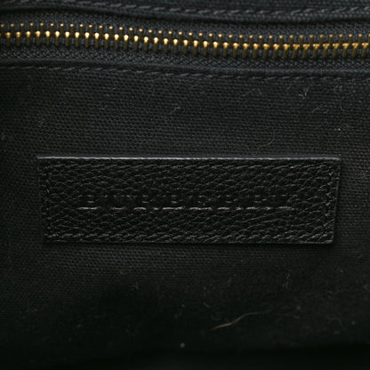 Burberry Canvas Mega Check Baildon Messenger Bag Black 6 of 10
