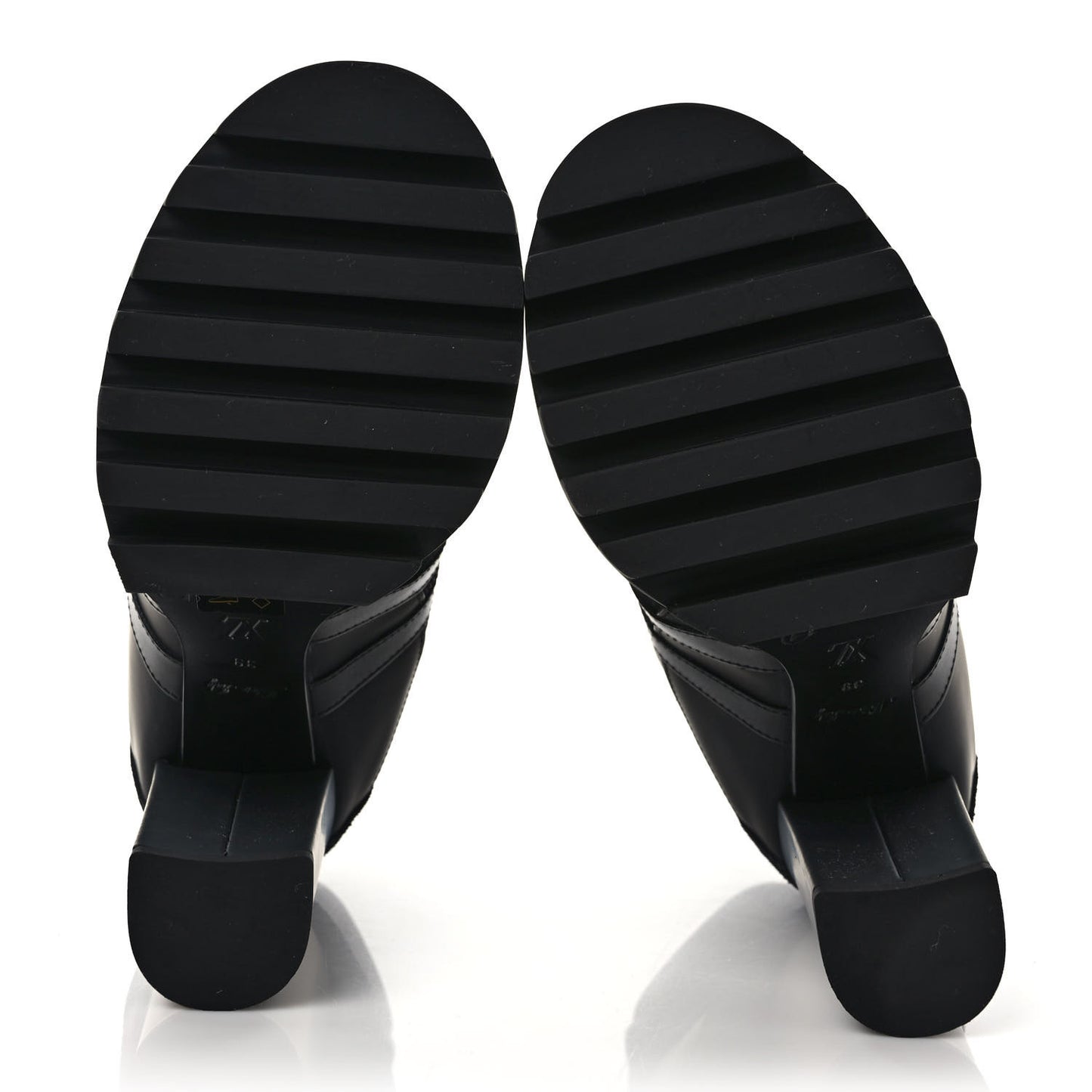 Suede Calfskin Monogram Star Trail Ankle Boots 39 Black