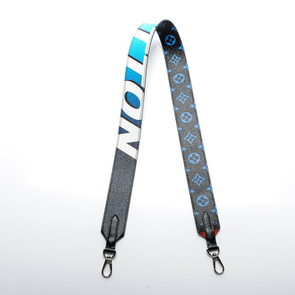 Louis Vuitton Canvas Bandouliere Shoulder Strap Black Bleu Digital 3 of 5