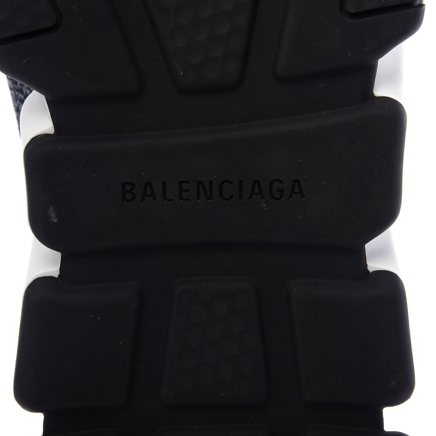 Balenciaga Chine Knit Bi-Color Sole Mens Speed Sneakers 45 Black White 8 of 10