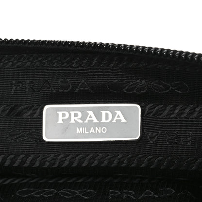 Prada Tessuto Nylon Saffiano Wristlet Black 6 of 11