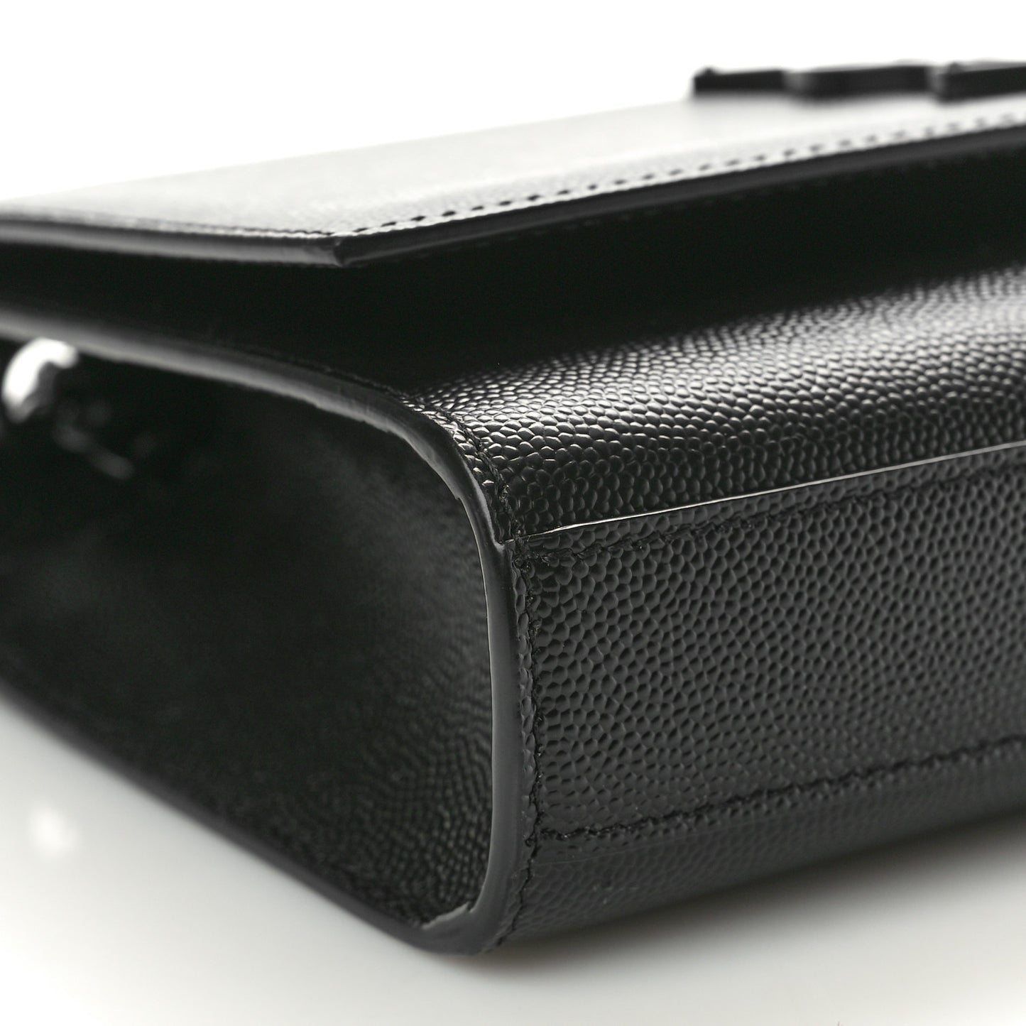 Grain De Poudre Small Monogram Monochrome Kate Satchel Black