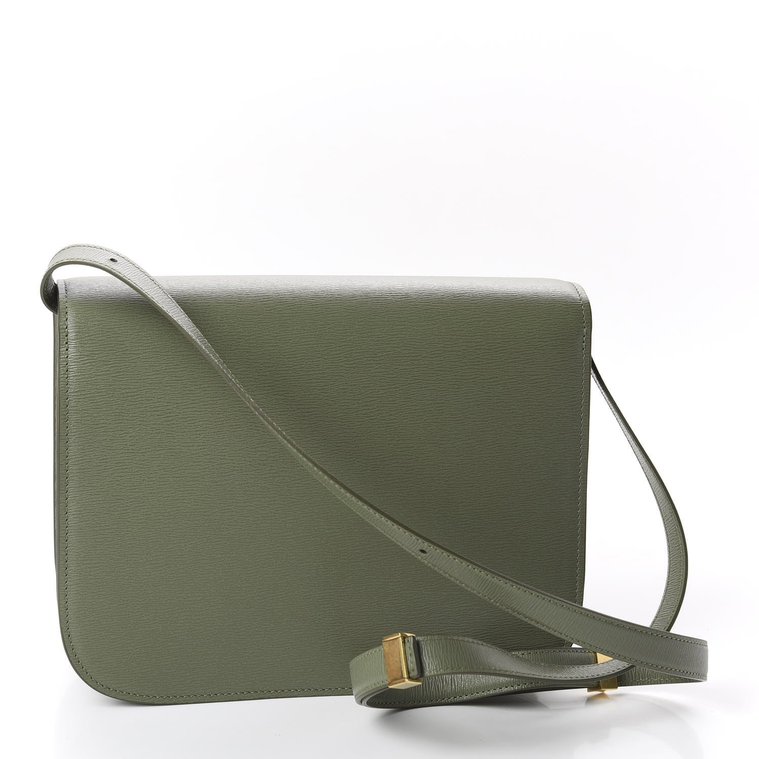 Celine Liege Calfskin Medium Classic Box Flap Bag Light Khaki 2 of 9