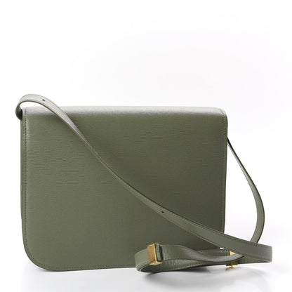 Celine Liege Calfskin Medium Classic Box Flap Bag Light Khaki 2 of 9