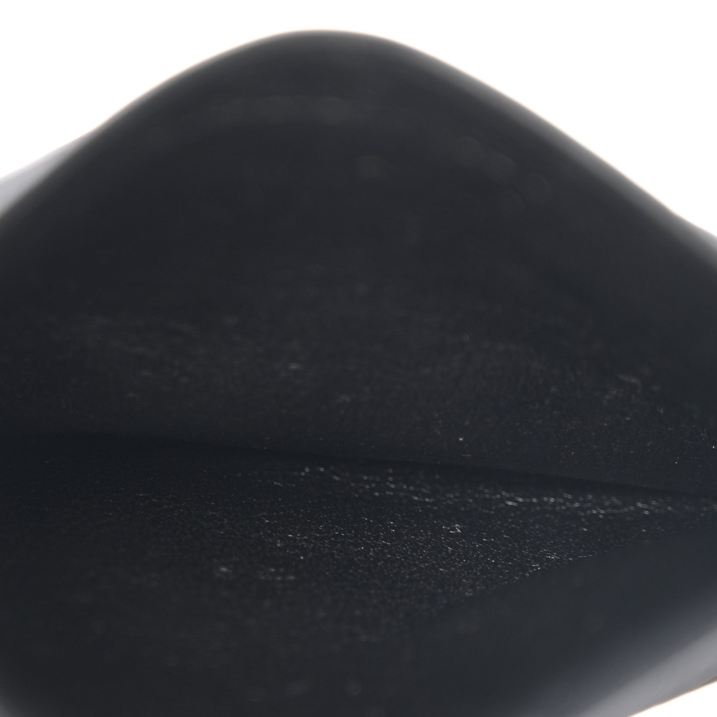 Grain De Poudre Matelasse Chevron Monogram Credit Card Case Black