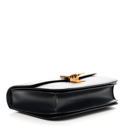 Celine Box Calfskin Medium Classic Box Flap Bag Navy 4 of 15