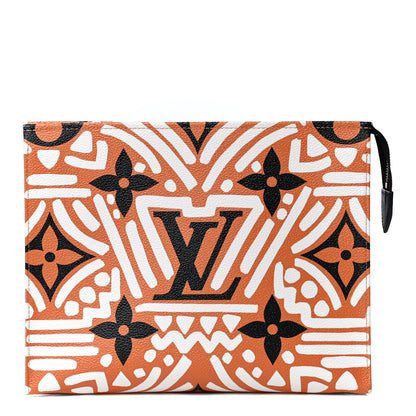 Louis Vuitton Monogram Giant Crafty Pochette Toiletry 26 Creme Caramel 1 of 10