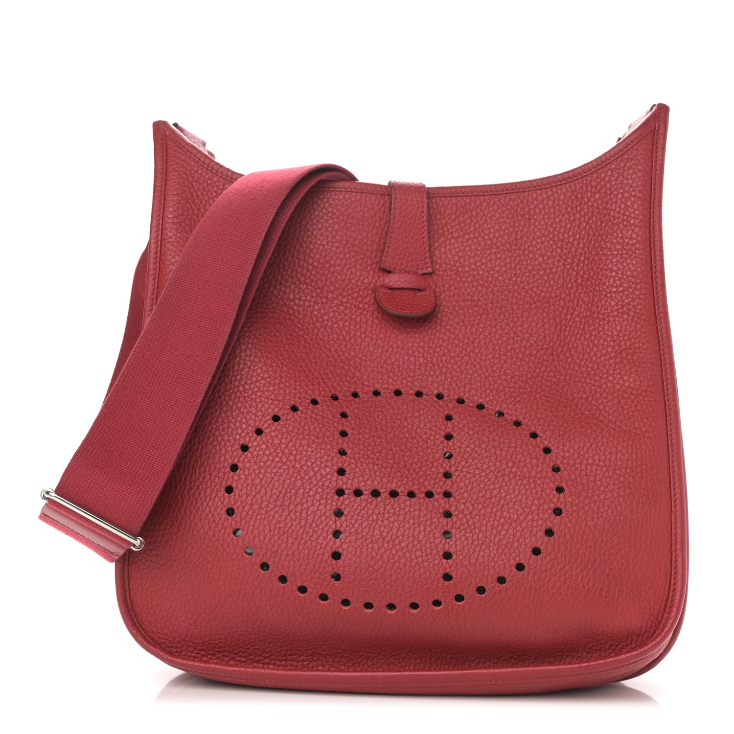Hermes Taurillon Clemence Evelyne III GM Rubis 1 of 14