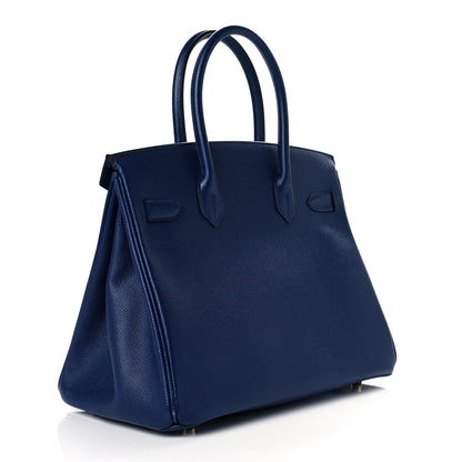 Hermes Epsom Birkin 30 Bleu Saphir 3 of 15