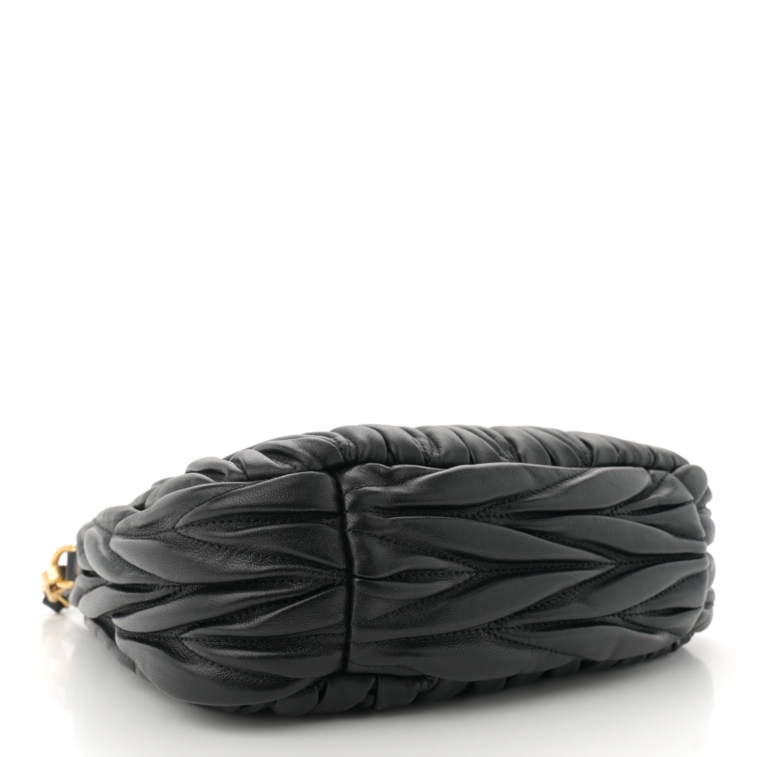 Miu Miu Nappa Matelasse Small Wander Hobo Black 4 of 9