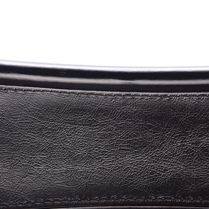 Chanel Tweed Calfskin Medium Gabrielle Hobo Black Brown 10 of 12