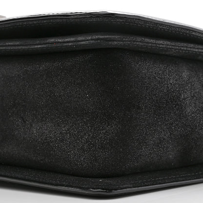 Chanel Patent Iridescent Calfskin Sequin Medium Boy Flap Bag Black 9 of 11