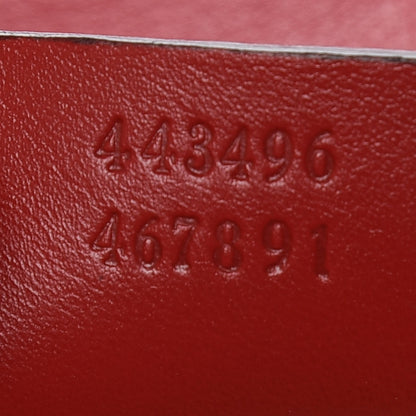 Gucci Calfskin Matelasse Medium GG Marmont Shoulder Bag Hibiscus Red 8 of 20
