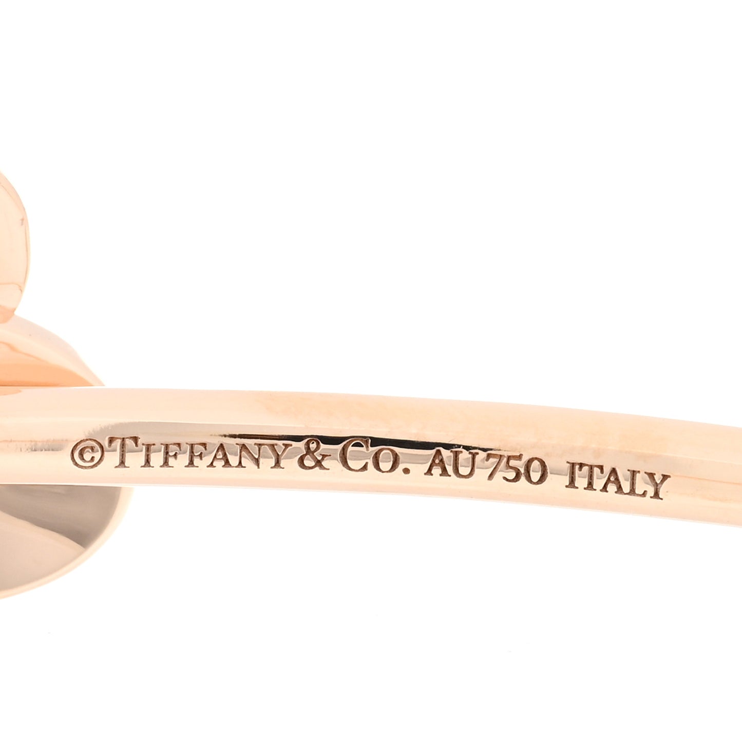 18K Rose Gold Diamond Bow Cuff Bracelet