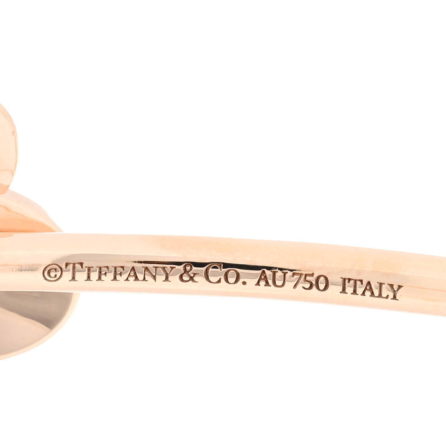 Tiffany 18K Rose Gold Diamond Bow Cuff Bracelet 3 of 3