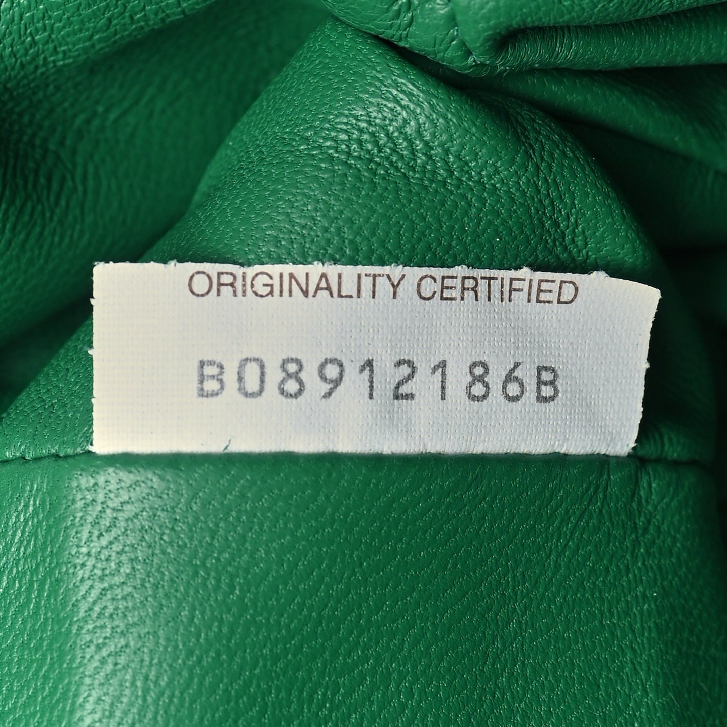 Nappa Intrecciato The Mini Pouch Racing Green