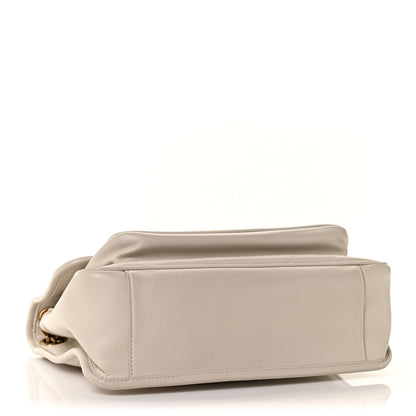 Saint Laurent Lambskin Matelasse Monogram Medium Niki Chain Satchel Nude Powder 4 of 12