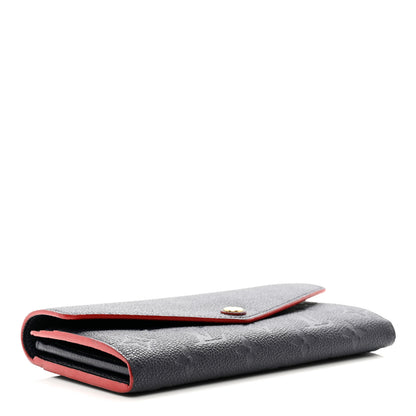 Louis Vuitton Empreinte Sarah Wallet NM Marine Rouge 4 of 8