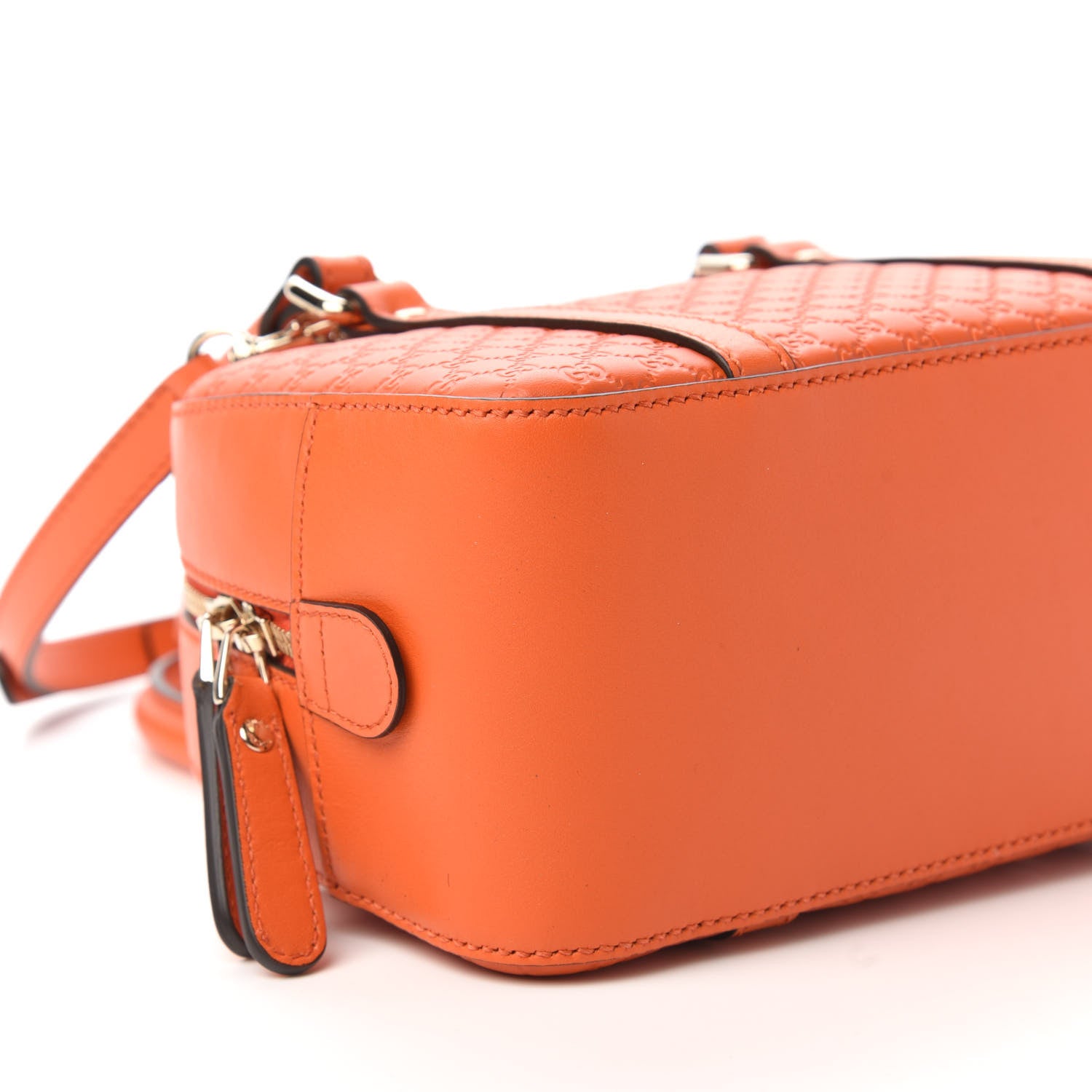 Gucci Soft Microguccissima Small Crossbody Bag Sun Orange 6 of 10