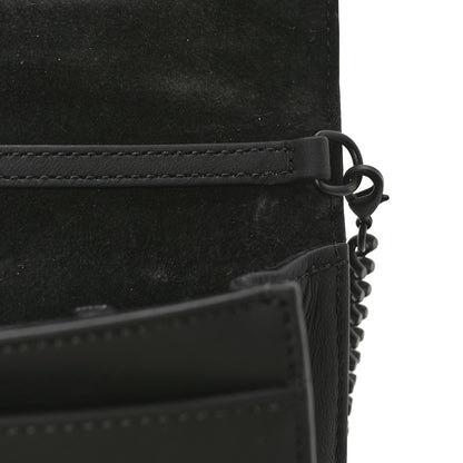 Christian Dior Ultra Matte Calfskin Diorama Wallet on Chain Pouch Black 9 of 9