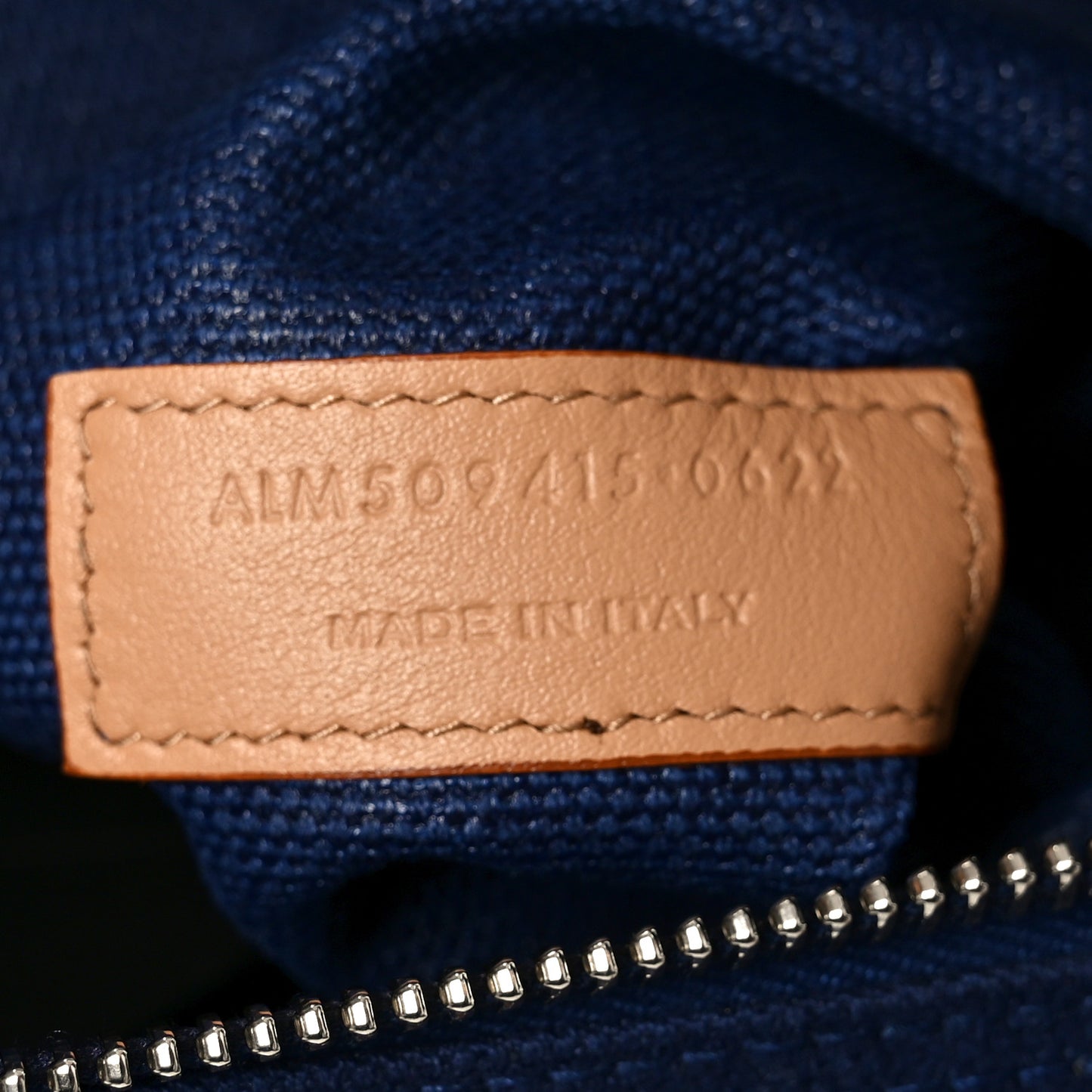 Linen Calfskin Rive Gauche Tote Blue Rouge Eros
