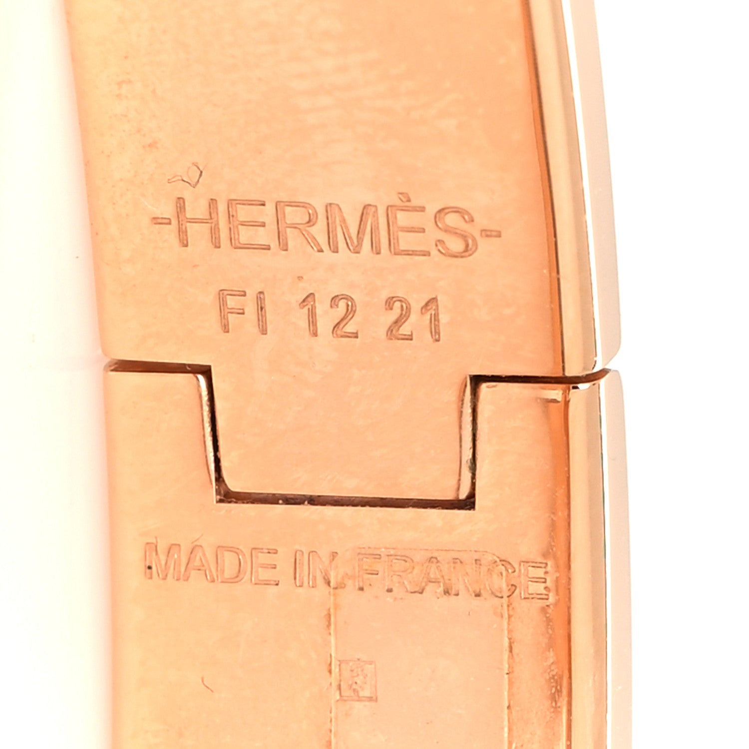 Hermes Enamel Narrow Clic Clac H Bracelet PM Rose Candeur 5 of 5