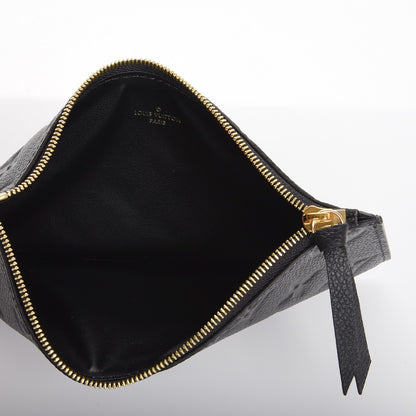 Louis Vuitton Empreinte Felicie Chain Wallet Zippered Insert Black 5 of 6