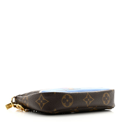 Louis Vuitton Monogram 2018 Christmas Animation Mini Bears Pochette Accessories 4 of 9