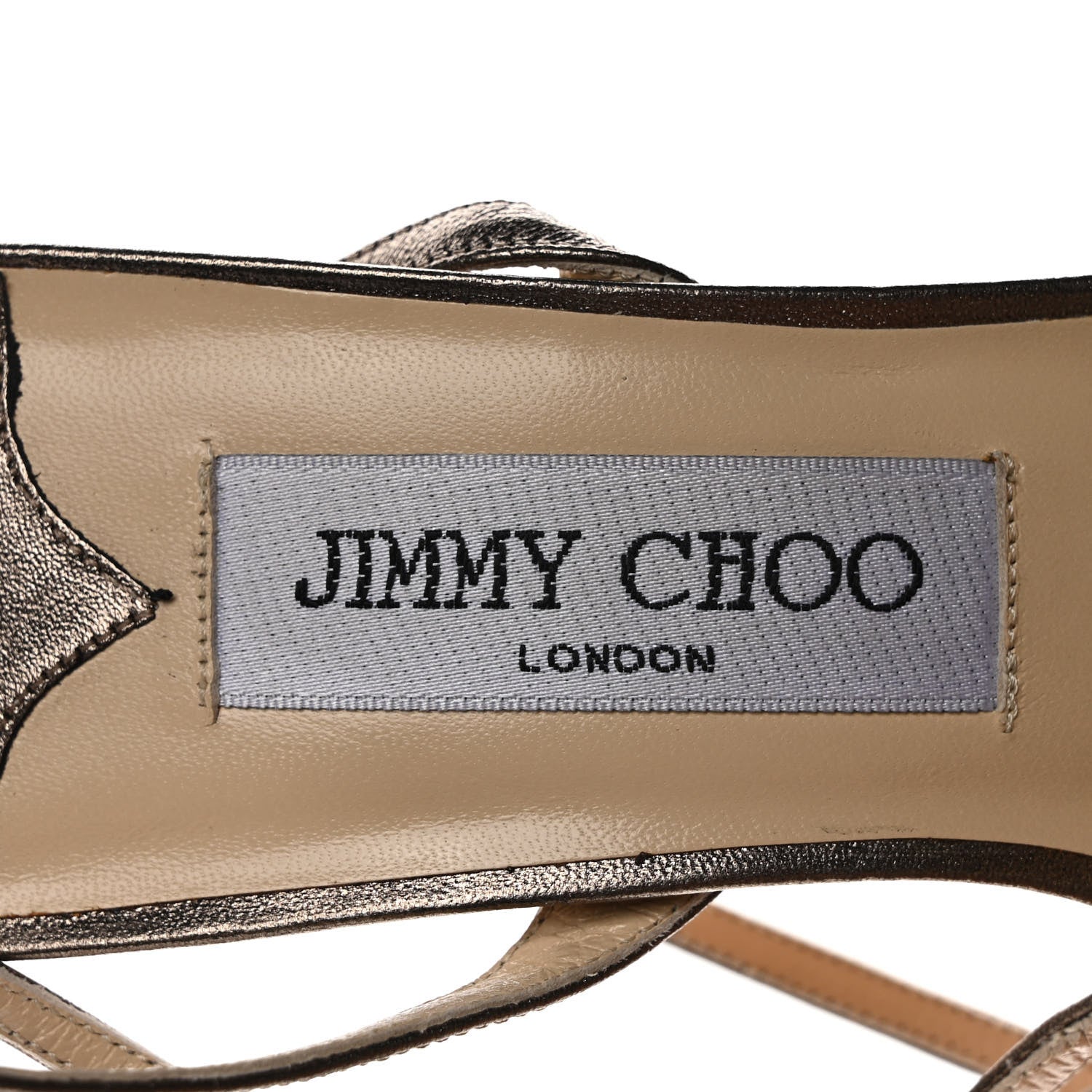 Jimmy Choo Metallic Calfskin Juliet 85 Sandals 36.5 Silver 7 of 8