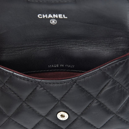Chanel Lambskin Quilted Coin Purse Black 7 of 9
