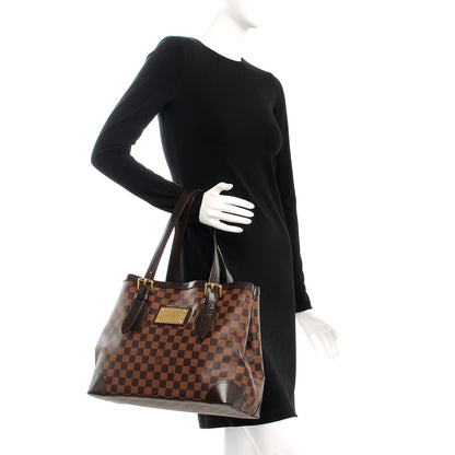 Louis Vuitton Damier Ebene Hampstead MM 2 of 8