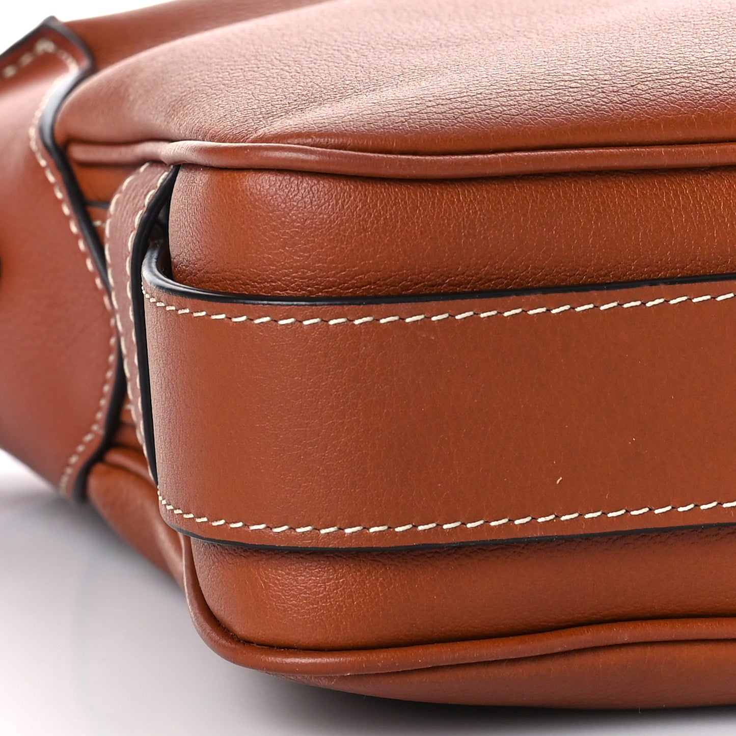 Supple Calfskin Medium Romy Shoulder Bag Tan