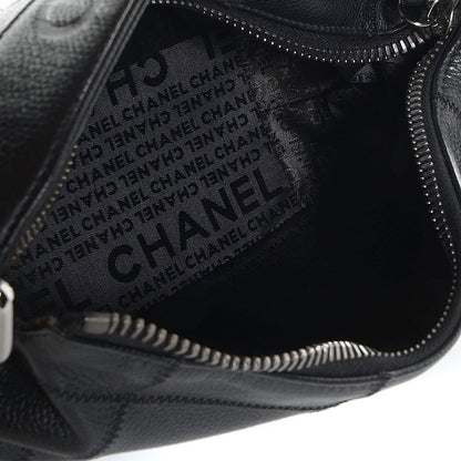 Chanel Caviar Square Stitched Shoulder Bag Black 5 of 7