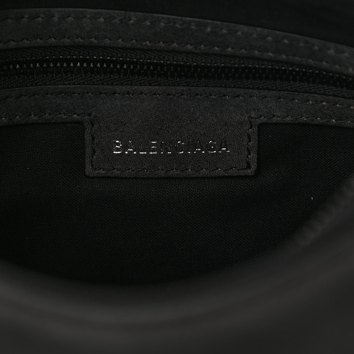 Used Calfskin Small Le Cagole Shoulder Bag Black
